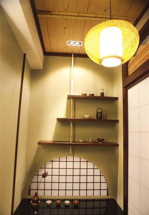 西安 和室 榻榻米 日式装修 中的灯光设计